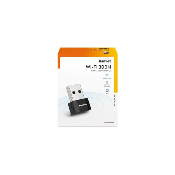 Hamlet Nano chiavetta USB Wi-Fi 300Mbit standard 802.11n [HNWU300NN]