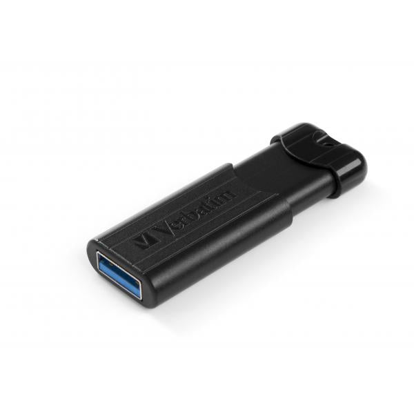 Verbatim PinStripe 32GB USB 3.0 (3.1 Gen 1) Numero di grucce Nero unità flash USB [49317]