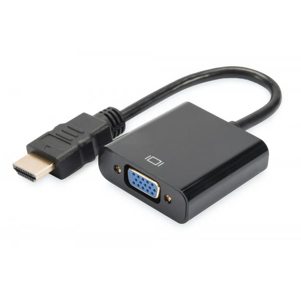 Digitus HDMI to VGA converter adapter Typ A - VGA (D-Sub) connector - 3,5mm audio jack [DA-70461]