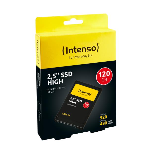 INTENSO SSD INTERNO HIGH 120GB 2,5 SATA 6GB/S R/W 520/480 [3813430]