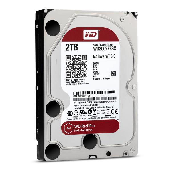 WESTERN DIGITAL HDD RED PRO 2TB 3,5 7200RPM SATA 6GB/S BUFFER 64MB [WD2002FFSX]