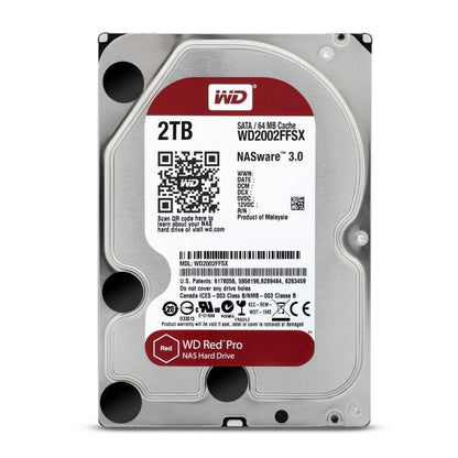 WESTERN DIGITAL HDD RED PRO 2TB 3,5 7200RPM SATA 6GB/S BUFFER 64MB [WD2002FFSX]