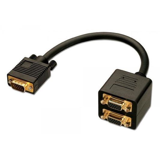 Lindy 41214 cavo VGA 0,18 m VGA (D-Sub) Nero [LINDY41214]