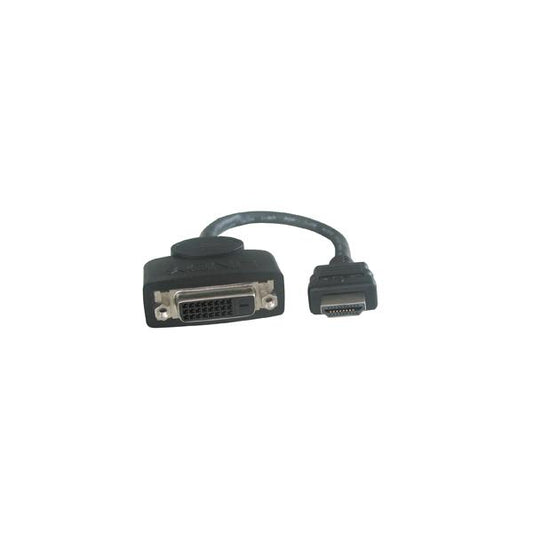 Lindy DVI-D FM/HDMI M Adapter Cable, 0.2m 0,2 m Nero [LINDY41227]