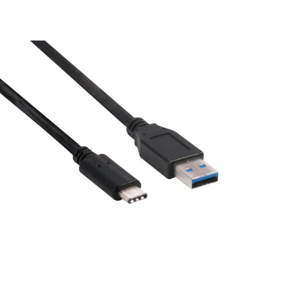 CLUB3D USB TYPE C 3.1 GEN 2 MALE (10GBPS) TO TYPE A MALE CABLE 1METER / 3.28FEET [CAC-1523]