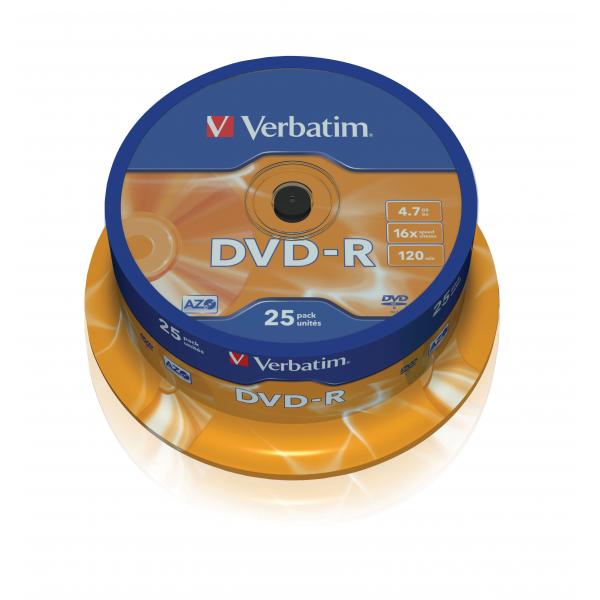 Verbatim 43667 4,7 GB DVD-R 25 pz [43522]