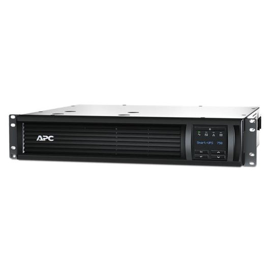 APC Smart-UPS 750VA Sistema de alimentación ininterrumpida (UPS) Línea interactiva 0,75 kVA 500 W 4 salidas CA [SMT750RMI2UNC]