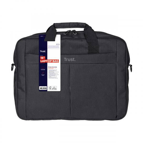 Trust Primo borsa per notebook 40,6 cm (16") Valigetta ventiquattrore Nero [21551]