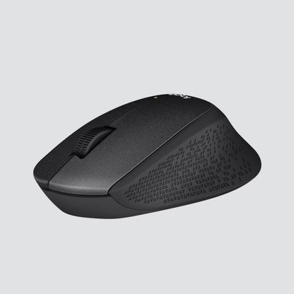 LOGITECH MOUSE M330 WIRELESS ERGONIMICO, 2 TASTI NERO [910-004909]