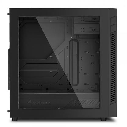 SHARKOON CASE, S25-W, ATX, 2XUSB 3.0,2x120 FANS INSTALLED WINDOW BLACK [S25-W]