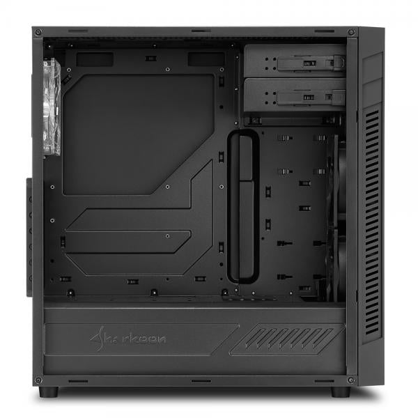 SHARKOON CASE, S25-W, ATX, 2XUSB 3.0,2x120 FANS INSTALLED WINDOW BLACK [S25-W]