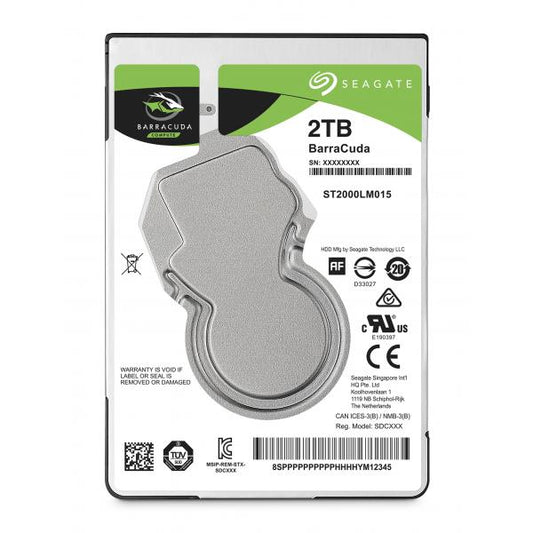 Seagate Barracuda 2.5" 2.5" 2 TB Serial ATA III [ST2000LM015]