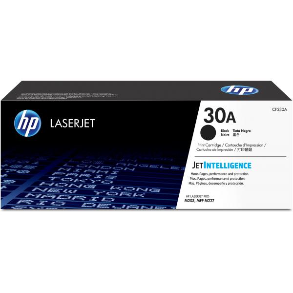 HP TONER BLACK 30A 1,600 PAGES FOR M203/M227 [CF230A]