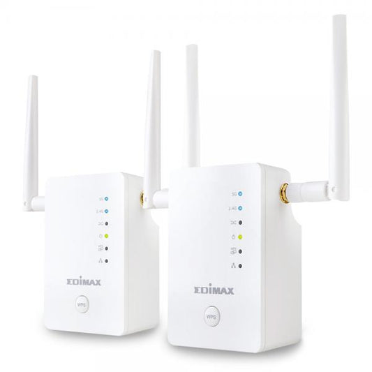 EDIMAX Kit roaming Wi-Fi d.band estensione Wi-FI / punto accesso / bridge W [RE11]