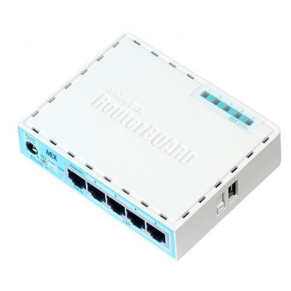 MikroTik, hEX, RouterBOARD hEX 5x Gigabit Ethernet, Dual Core 880MHz CPU, 256MB RAM, USB, microSD, RouterOS L4 RB750Gr3 [RB750Gr3]