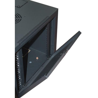 LINK ARMADIO RACK 19" 6 UNITA DA MURO PER RETI (A)350 X (L)540 X (P) 450 MM COLORE NERO PORTA VETRO [LK1907UN]