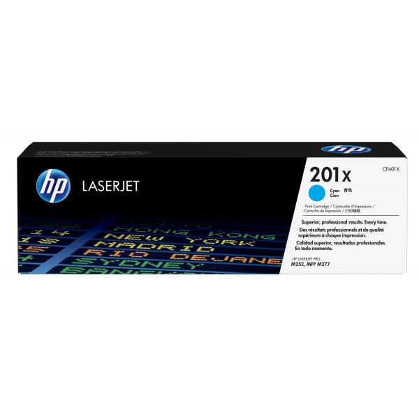 HP TONER CIANO 201X CAPACITA ALTA [CF401X]