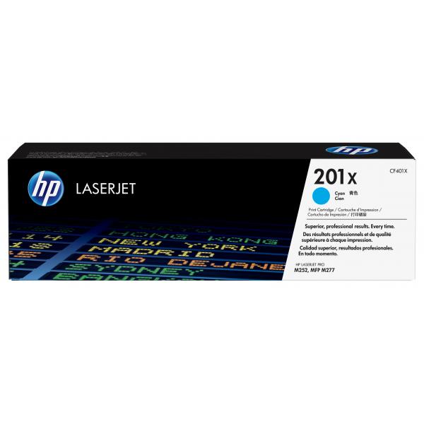 HP CYAN TONER 201X HIGH CAPACITY [CF401X]