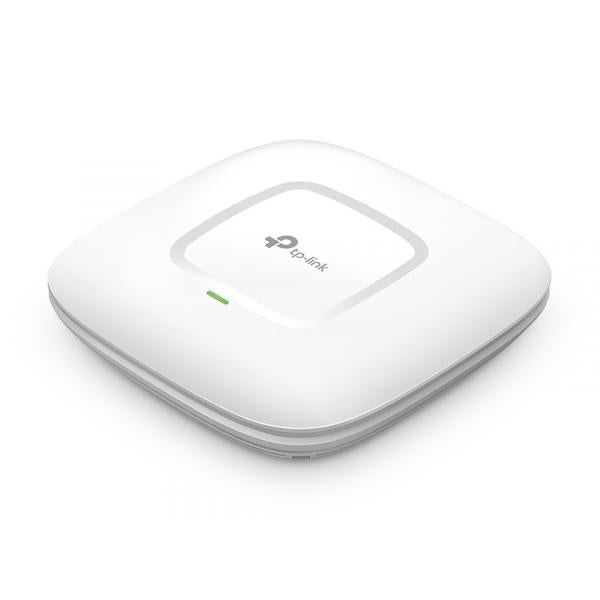 TP-Link - EAP245 - AC1750 Wireless Dual Band Gigabit Ceiling Mount Access Point, Qualcomm, 450Mbps at 2.4GHz + 1300Mbps at 5GHz, 802.11a/b/g/n/ac, 1 Gigabit LAN, 802.3at/af PoE+Passive POE S [EAP245]