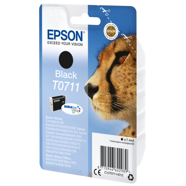 EPSON CART NERO STYLUS D78/S20/D120 [C13T07114012]