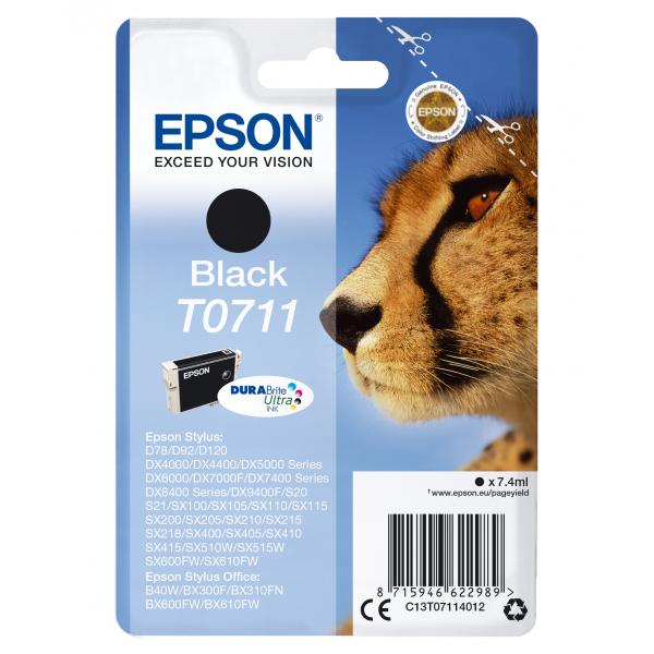 EPSON CART NERO STYLUS D78/S20/D120 [C13T07114012]