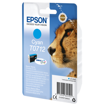 CARRITO EPSON STYLUS CIAN DX4000/4050/D92/D120/SX1-2-4/ST.OFF [C13T07124012]