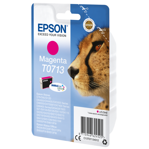 Epson Magenta Cartridge [C13T07134012]