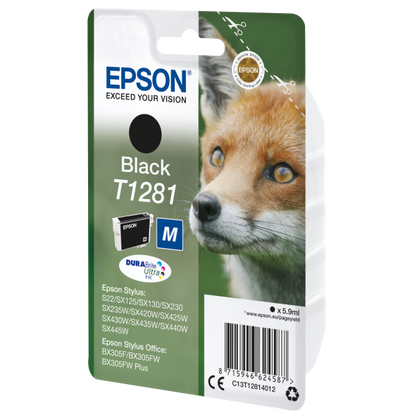 Epson Fox Cartridge Black [C13T12814012]