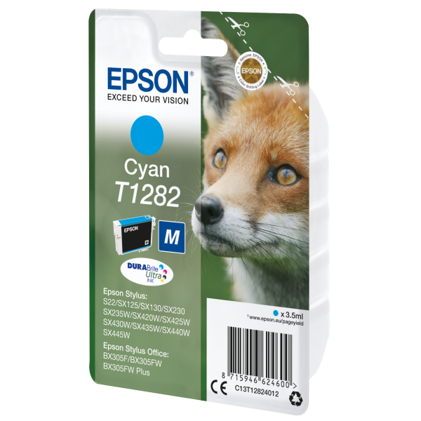 Cartucho Epson Fox Cian [C13T12824012]