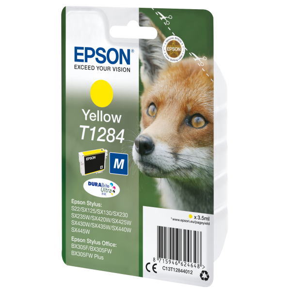 Epson Fox Cartuccia Giallo [C13T12844012]