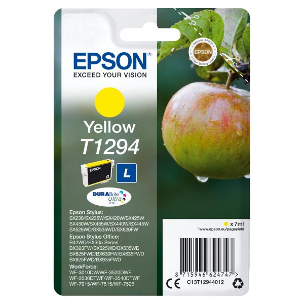 EPSON CART INK GIALLO BX 305F 320FW SX420W 425W, SERIE L MELA [C13T12944012]