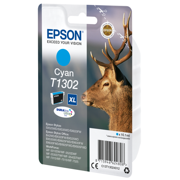 Cartucho Epson Stag Cian [C13T13024012]