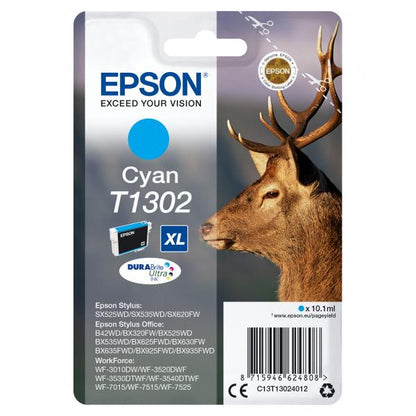 CARRITO DE TINTA EPSON CIAN PARA SO B42WD/WF PRO 7015, SERIE XL DEER [C13T13024012]