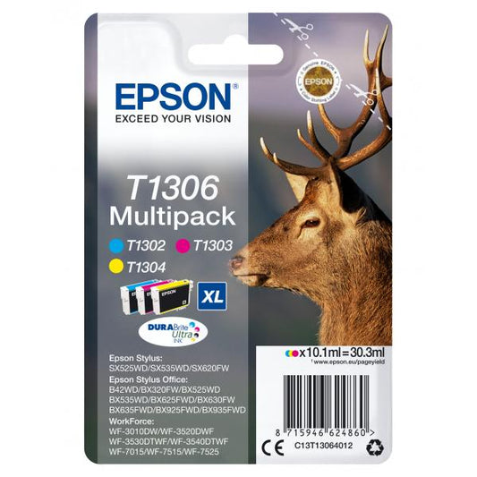 Epson Stag Multipack 3 colori [C13T13064012]