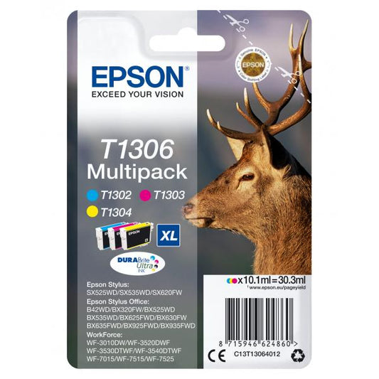 Epson Stag Multipack 3 colors [C13T13064012]