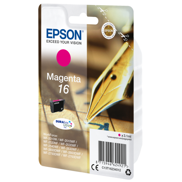 Epson Pen and crossword Cartridge Pen and crossword Magenta DURABrite Ultra 16 inks [C13T16234012]