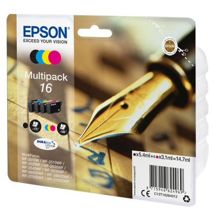 Epson Pen and crossword Multipack Penna e cruciverba 4 colori Inchiostri DURABrite Ultra 16 [C13T16264012]