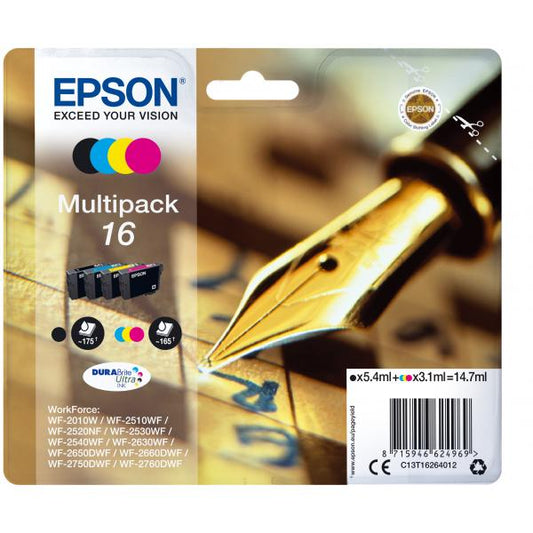 Epson Pen and crossword Multipack Penna e cruciverba 4 colori Inchiostri DURABrite Ultra 16 [C13T16264012]