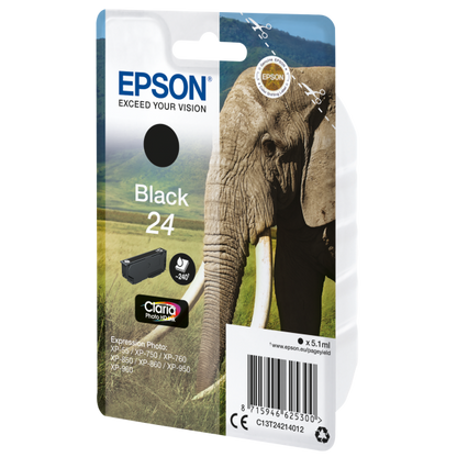 Epson Elephant Cartuccia Nero [C13T24214012]