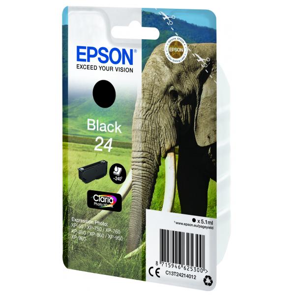 Epson Elephant Cartuccia Nero [C13T24214012]