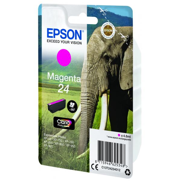 Epson Elephant Cartuccia Magenta [C13T24234012]