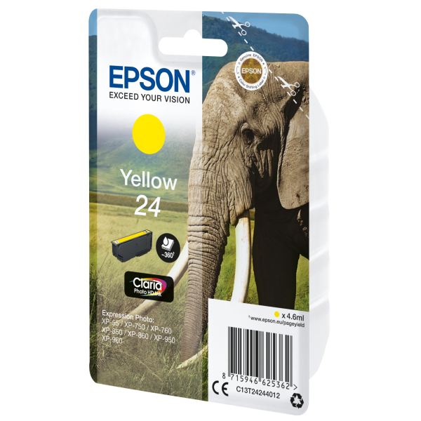 Epson Elephant Cartuccia Giallo [C13T24244012]