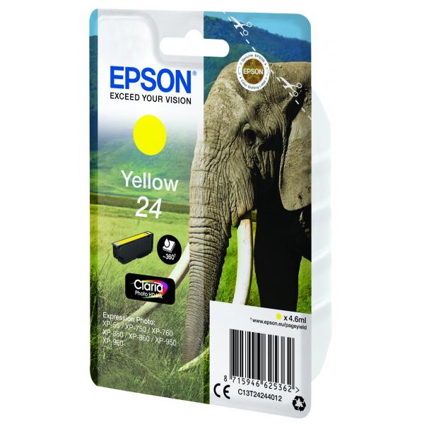 Epson Elephant Cartuccia Giallo [C13T24244012]