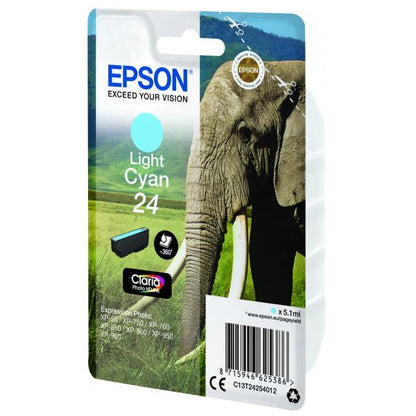 Epson Elephant Cartuccia Ciano-chiaro [C13T24254012]