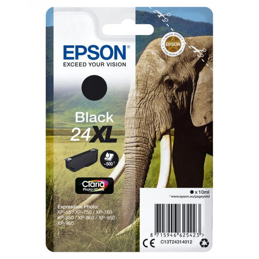 Epson Elephant Cartuccia Nero XL [C13T24314012]