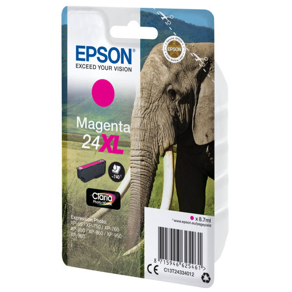 Epson Elephant Cartuccia Magenta XL [C13T24334012]