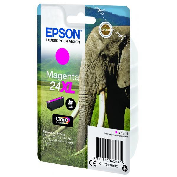 Epson Elephant Cartuccia Magenta XL [C13T24334012]