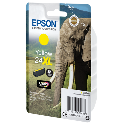 Epson Elephant Cartuccia Giallo XL [C13T24344012]