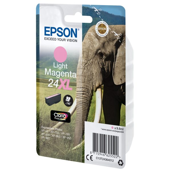 Epson Elephant Cartridge Light Magenta XL [C13T24364012]