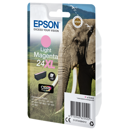 Epson Elephant Cartuccia Magenta chiaro XL [C13T24364012]